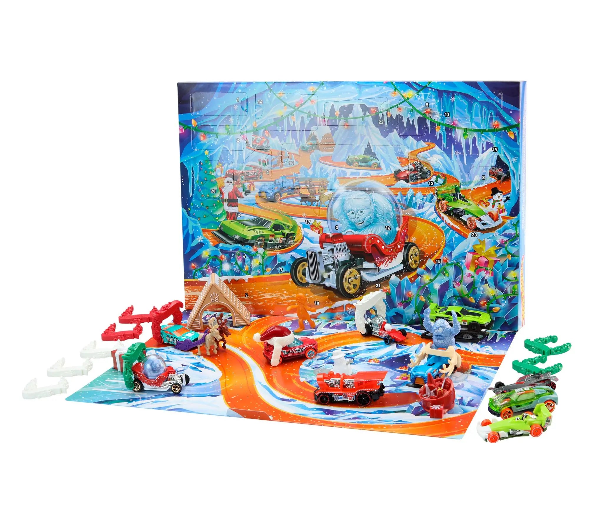 Hot Wheels 2026 Holiday Advent Calendar - 24 Surprises for Kids