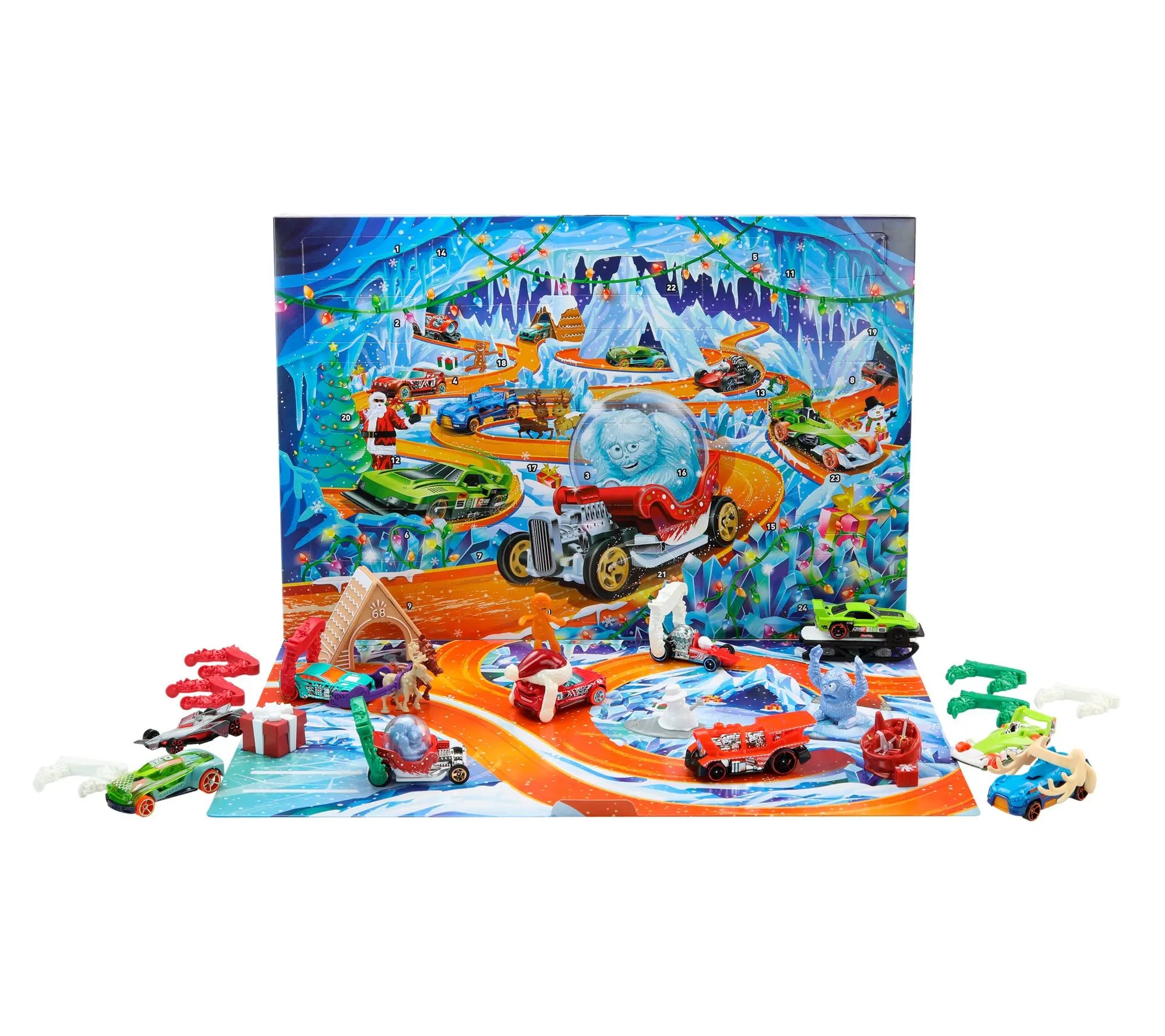 Hot Wheels 2026 Holiday Advent Calendar - 24 Surprises for Kids