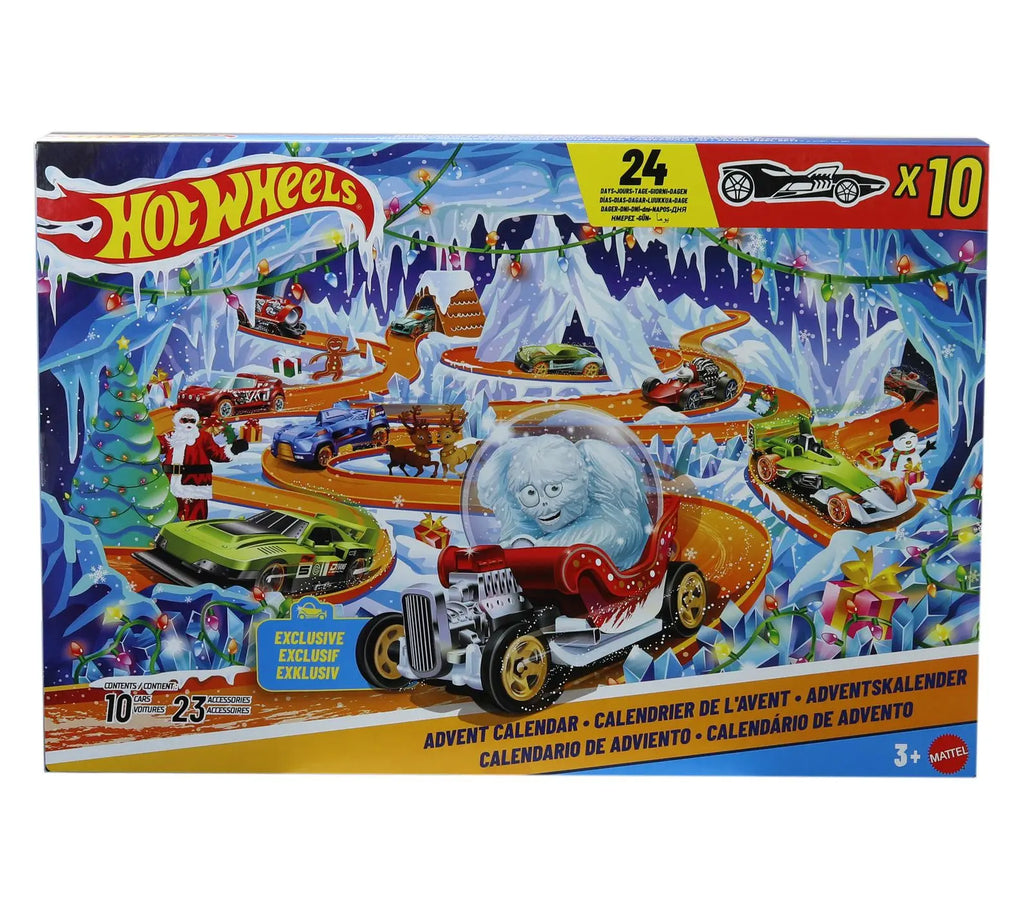Hot Wheels 2026 Holiday Advent Calendar - 24 Surprises for Kids